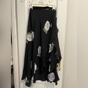 Reformation wrap midi skirt